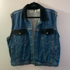 Vintage denim vest